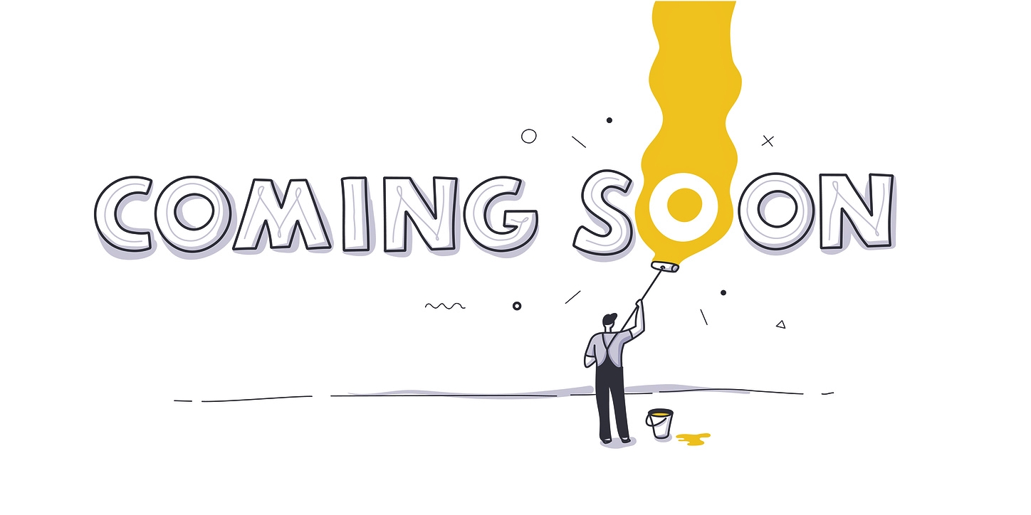 The webpage is coming soon